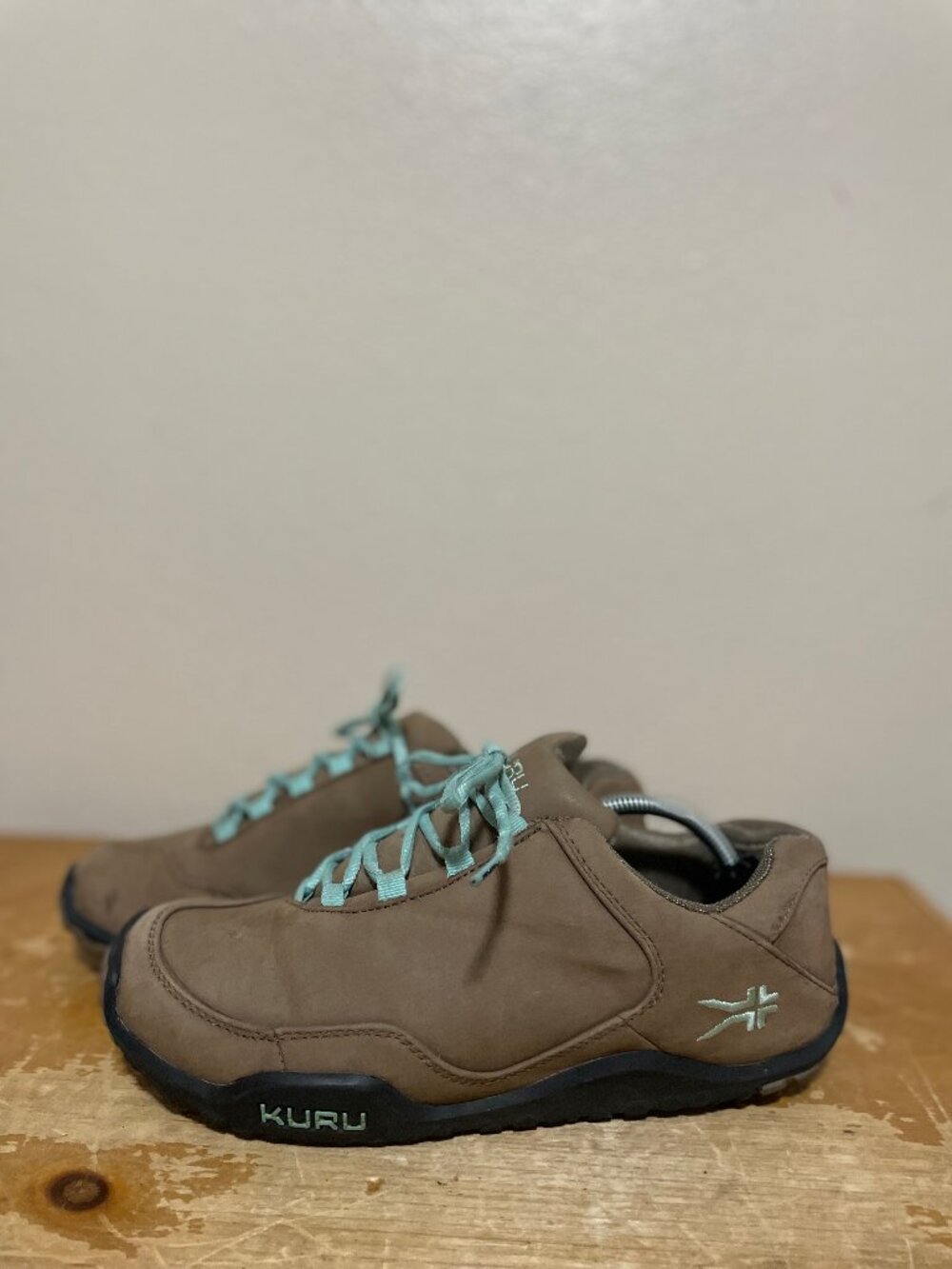 Kuru Chicane Trail Shoe Brown Nubuck Leather Arch Support Hiker Women's Sz 10 - Picture 3 of 7